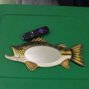 Fish-Shaped Decorative Mirror